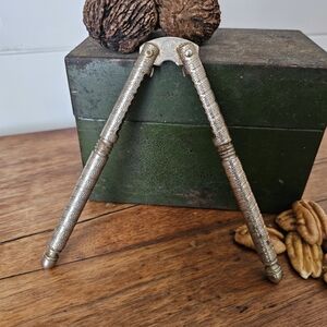 Vintage Nutcraker Pecan Craker HMQ Jointed Spring Loaded USA H.M. Quackenbrush